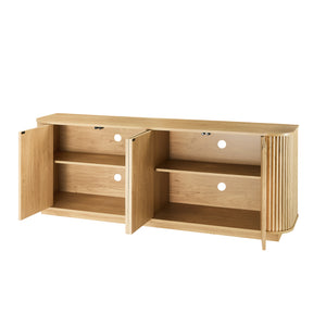 Wave Pattern Media Console (64'')