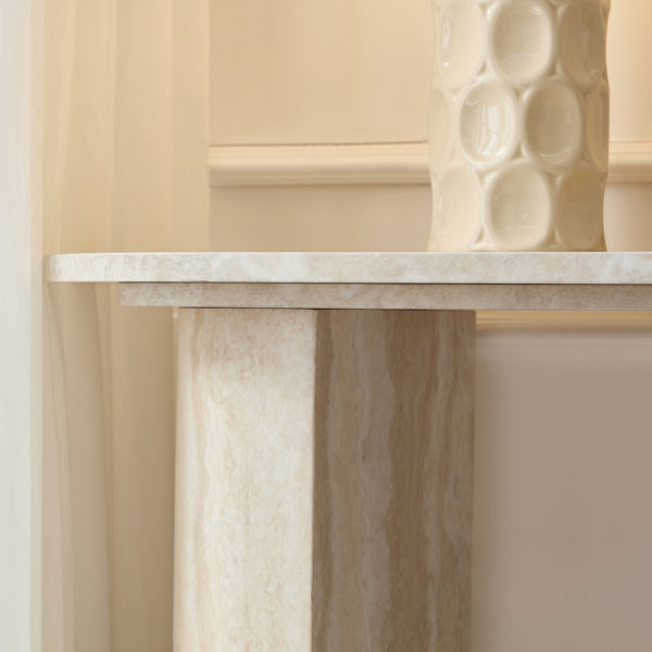 Marble Pattern Console Table (55'')