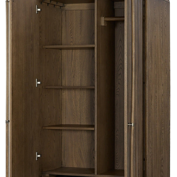 Mid-Century Accent Armoire (35'')