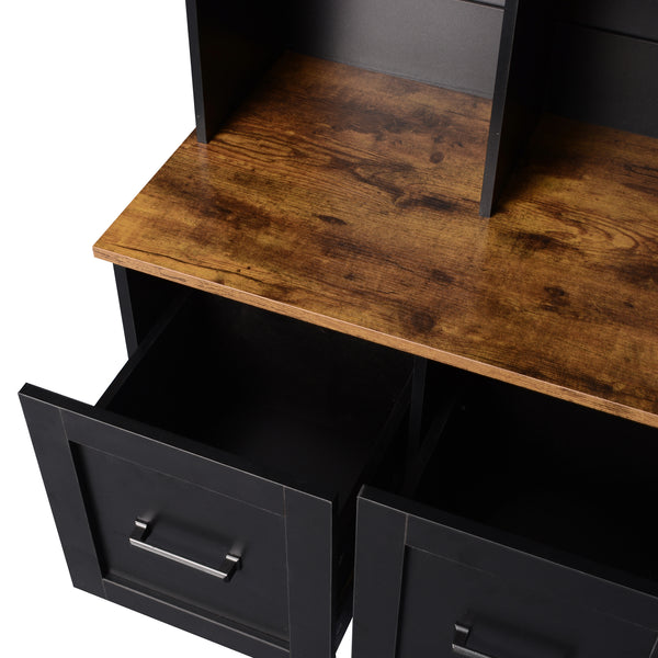 Modern Storage Hall Tree (65'')