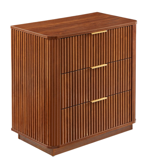 3-Drawer Curved Dresser (27'')
