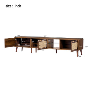 Mid-Century Modern Media Console (78'')