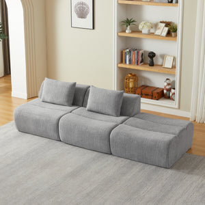 3-Piece Armless Sectional (107'')