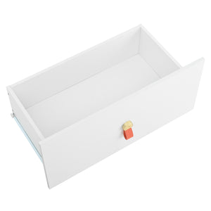 3-Drawer Glass Top Nightstand (30'')