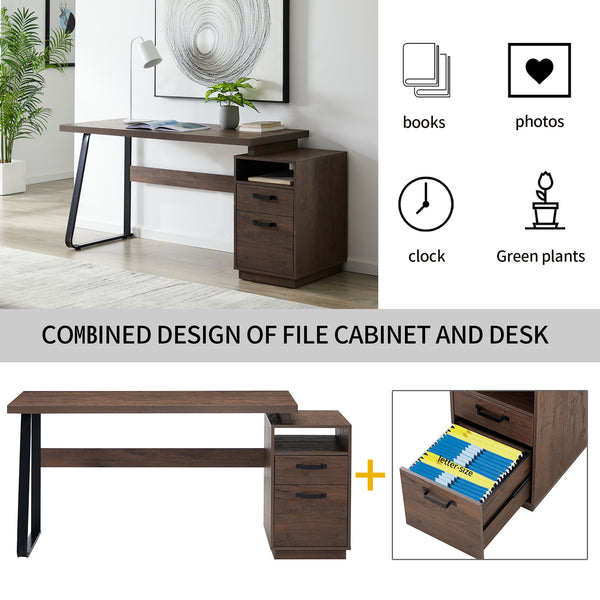 Modern Home Office Desk (65'')