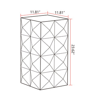 Retro Wooden Side Table (11'')