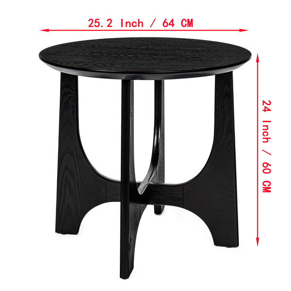Modern Round Side Table (25'')