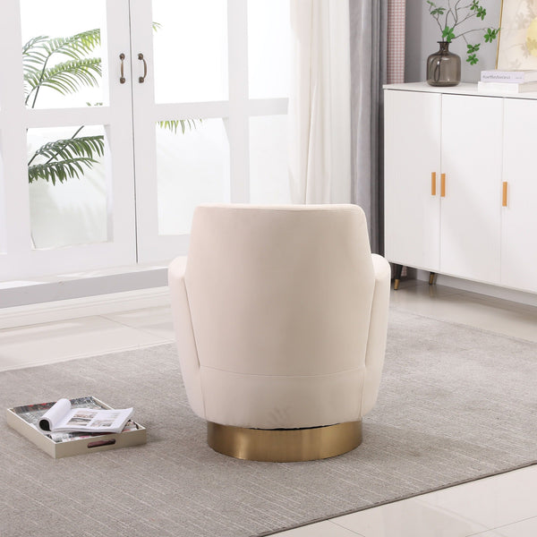 Velvet Swivel Accent Chair