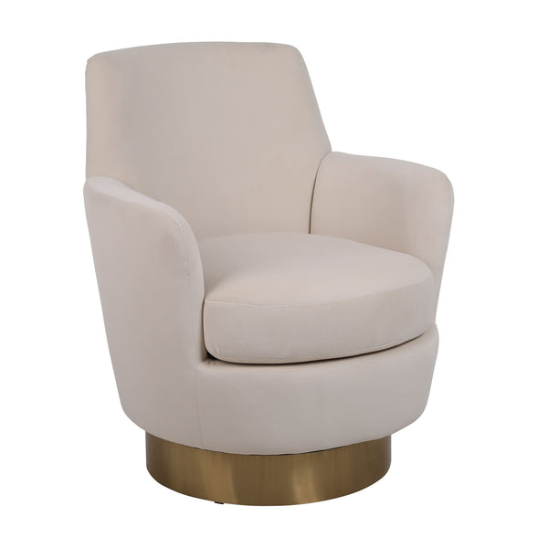 Velvet Swivel Accent Chair