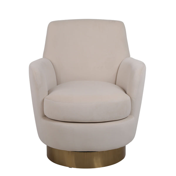 Velvet Swivel Accent Chair