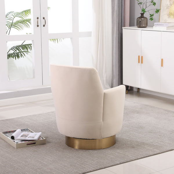 Velvet Swivel Accent Chair