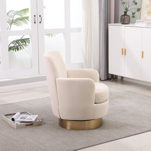 Velvet Swivel Accent Chair