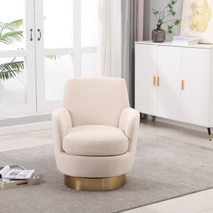 Velvet Swivel Accent Chair