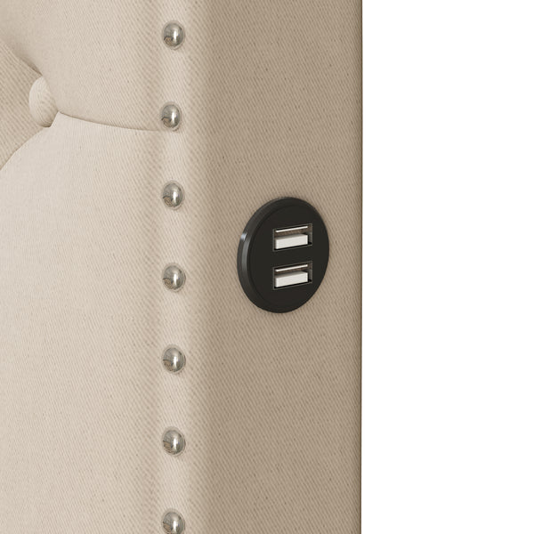 Upholstered Tufted Platform Bed (80'')