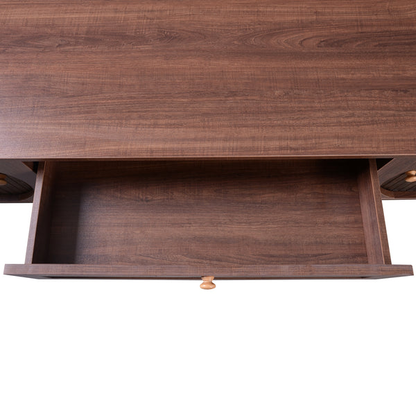 Rattan Storage Media Console (67'')