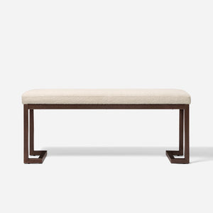 Metal Frame Upholstered Bench (48'')