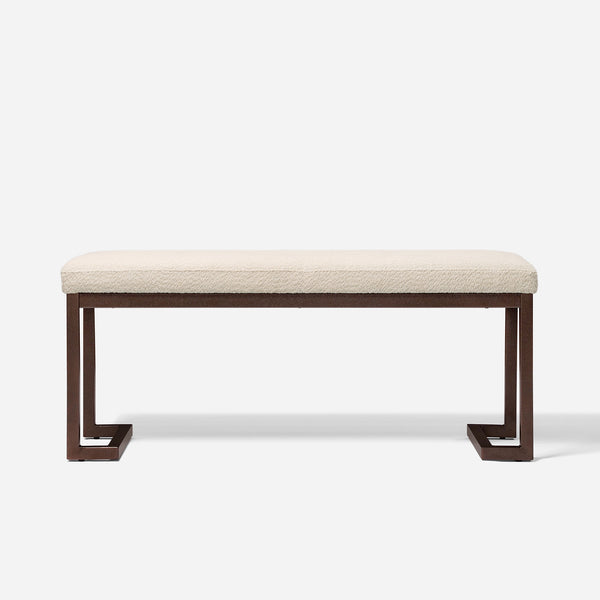 Metal Frame Upholstered Bench (48'')