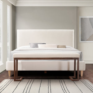 Metal Frame Upholstered Bench (48'')