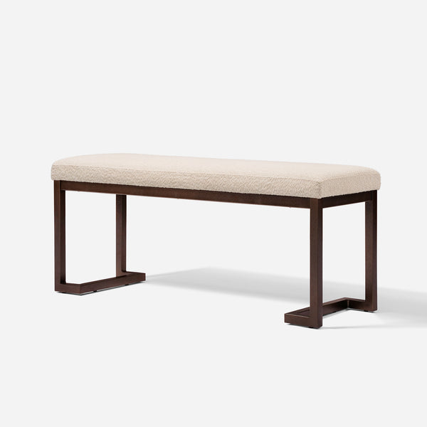 Metal Frame Upholstered Bench (48'')