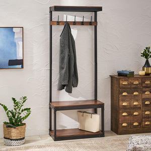 Metal Frame Coat Rack (75'')