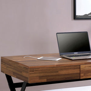 Industrial Computer Desk with Storage (59'')