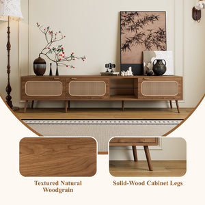 Mid-Century Modern Media Console (78'')