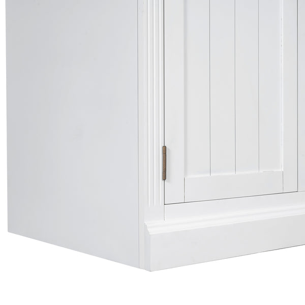 Modern Writing Desk with Bookshelf (35'')