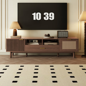 Mid-Century Modern Media Console (67'')