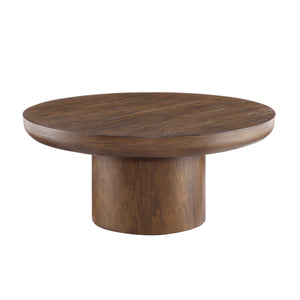 Round Wood Coffee Table (36'')