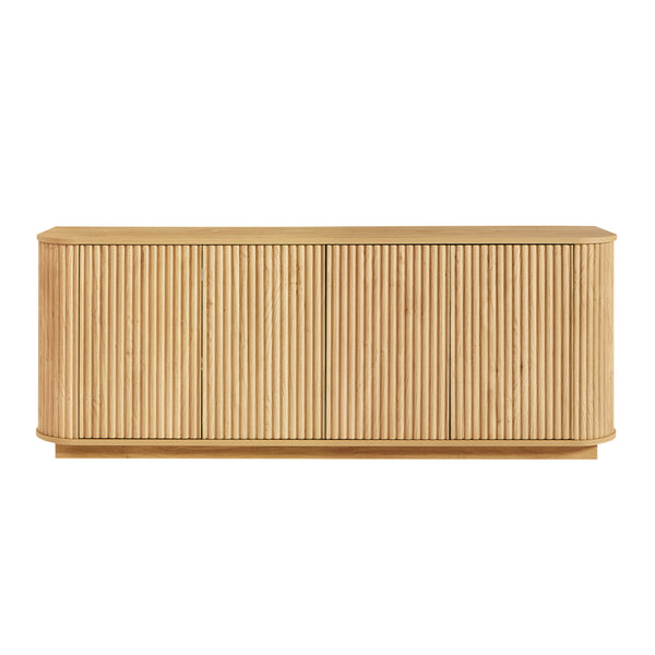 Wave Pattern Media Console (64'')