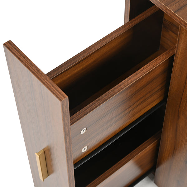 Multifunctional Corner Makeup Vanity (56'')