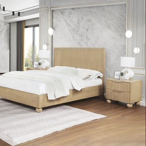 Modern 2-Drawer Nightstand (25'')