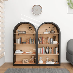 4-Tier Arched Bookshelf (43'')