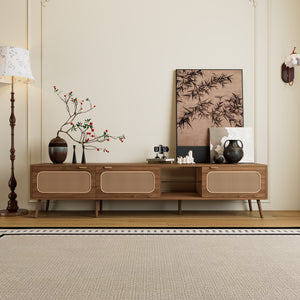 Mid-Century Modern Media Console (78'')