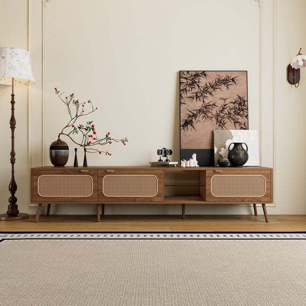 Mid-Century Modern Media Console (78'')