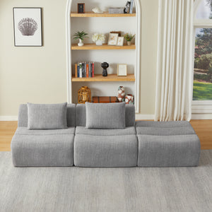 3-Piece Armless Sectional (107'')