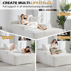 Modern Lounge Sleeper Sofa (46'')