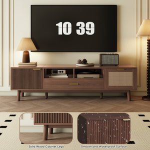 Mid-Century Modern Media Console (67'')
