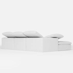 Swofy 3-Seater Chenille Sectional (118'')