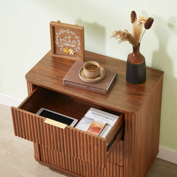 3-Drawer Curved Dresser (27'')