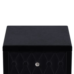 Velvet 2-Drawer Nightstand (18'')