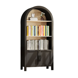 3-Tier Arched Bookcase (66'')