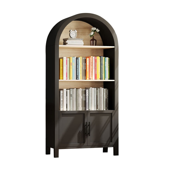 3-Tier Arched Bookcase (66'')