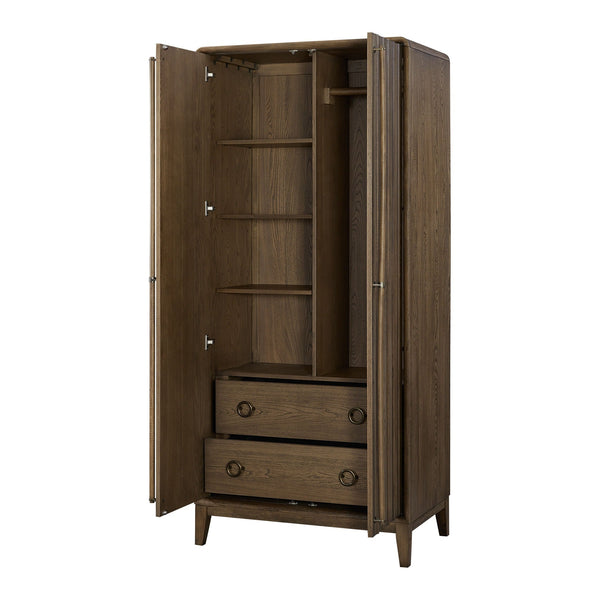 Mid-Century Accent Armoire (35'')