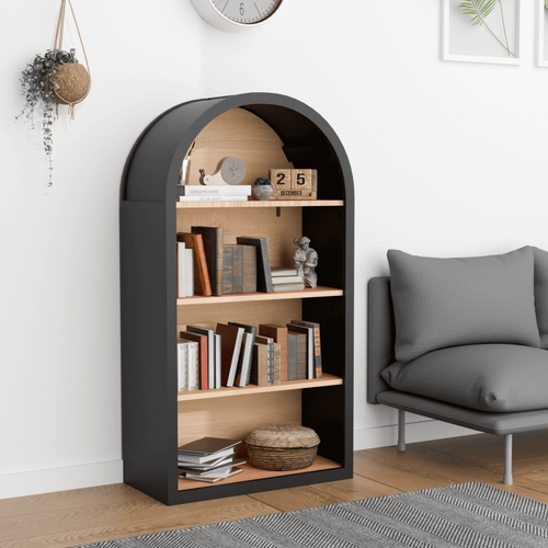 4-Tier Arched Bookshelf (43'')