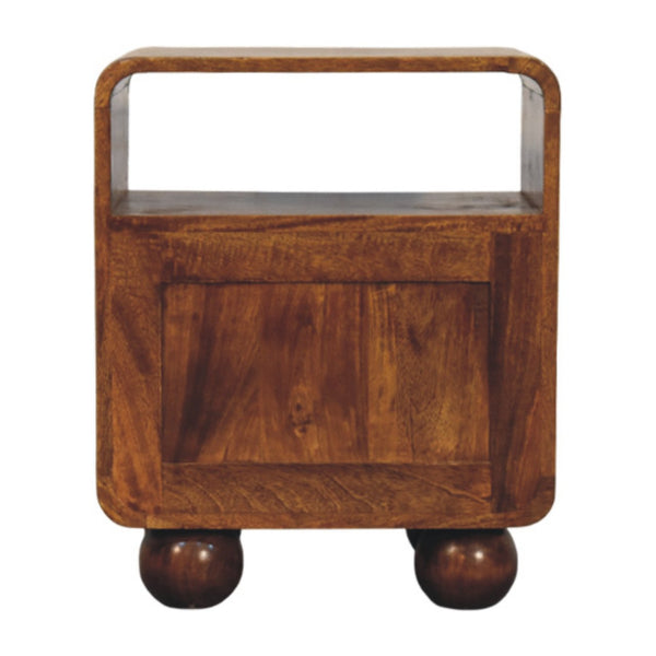 2-Drawer Solid Wood Nightstand (13'')