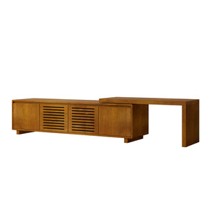 Extendable Wood Media Console (62'')