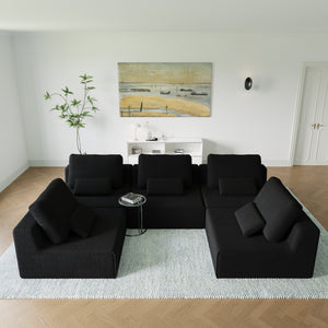 U Shaped Modular Sectional (118'')