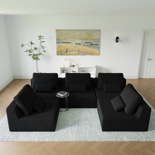 U Shaped Modular Sectional (118'')