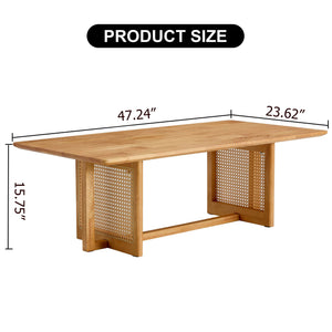 Rattan Coffee Table (47'')